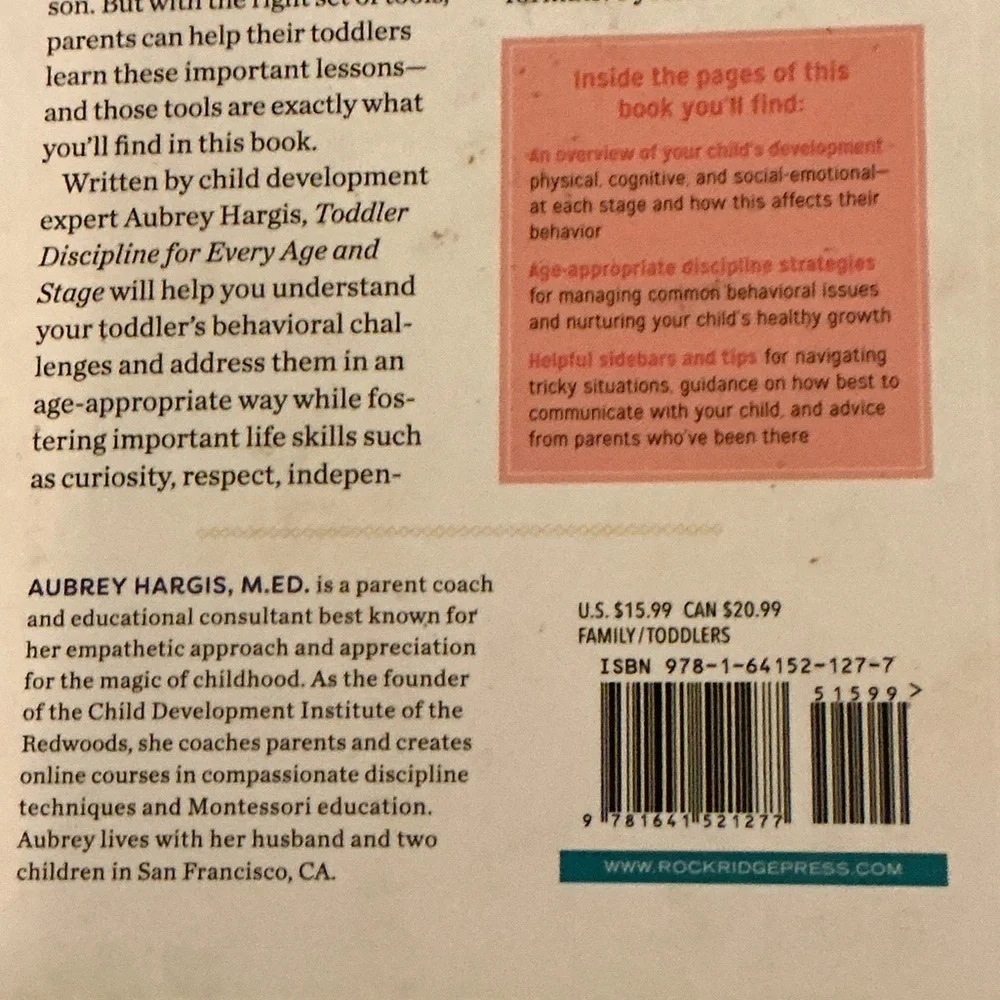Toddler Discipline for Every Age and Stage Journal